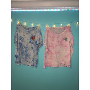 Two Tie Dye T Shirts